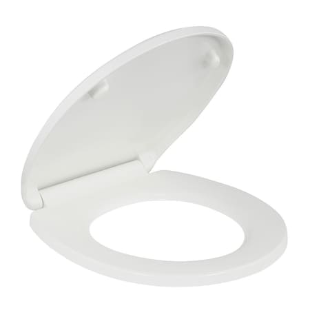 Bath Royale MasterSuite Soft Close Toilet Seat, EZ Clean, Eurocast, Round, White BR283-00